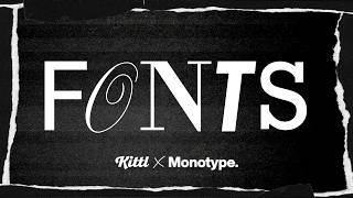 The TOP Fonts Used By Professionals | Kittl x Monotype