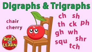 Digraphs and Trigraphs | Fun Phonics Songs | Rock ’N Learn