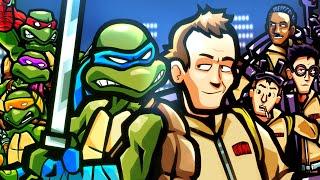 TMNT vs Ghostbusters - RAP BATTLE! - ft. Mix Williams, PE$O PETE, Chase Beck & more