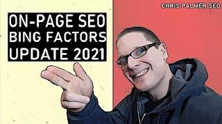 On-Page SEO 2021 - SEO Factors