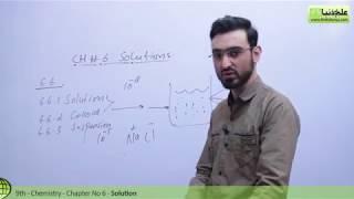 Matric part 1 Chemistry, Comparison of Solution,Suspension & Colloid -Ch 6- 9th Class Chemistry