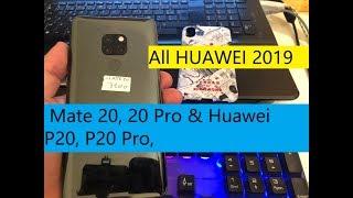 Remove Google Account Huawei Mate 20, 20 Pro & Huawei P20, P20 Pro, FRP bypass 2019 Android 9 EMUI 9