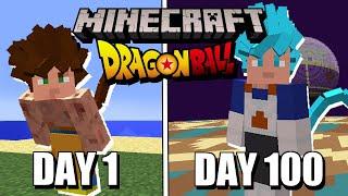 I Survived 100 DAYS In Dragon Ball Minecraft!