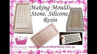 Stone casting, silicone mould making, resin casting - Wait for the resin reaction!