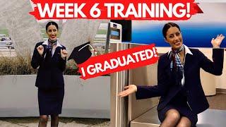 WEEK 6 | FLIGHT ATTENDANT TRAINING | THE BIG DAY!!