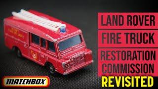 MATCHBOX restoration: 57C Land Rover Fire Truck