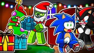 Can Sonic and Shadow Escape THE GRINCH?! (Roblox Story)