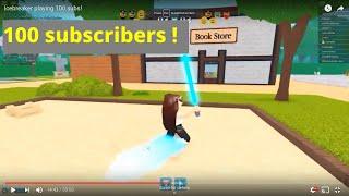 Roblox Icebreaker - Live playing 100 subs!