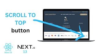 Project: Create a full Next JS 13 Website (Tailwind) - Scroll To Top button - #11