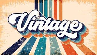 Vintage Retro Text Effect Adobe Illustrator Tutorial