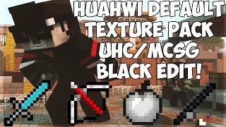 Huahwi PvP Texture Pack 16x16 - UHC & MCSG DEFAULT BLACK EDIT 1.8 - 1.7 | PVP RESOURCE PACK!