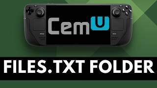 Where to Store & Save the Keys.txt File for CEMU with EmuDeck?