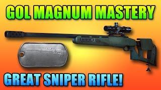 BF4 Gol Magnum Mastery Dog Tag | 500 Kills Battlefield 4 Sniper Gameplay