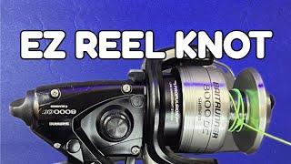 HOW TO TIE A FISHING REEL KNOT-EASY STEP BY STEP