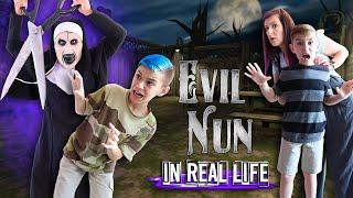 The Evil Nun Horror Game In Real Life (FUNhouse Family)