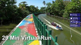 Khlong Bang Mot, Bangkok | 29 Min Virtual Running for Treadmill Workouts