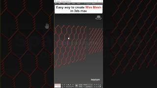 Easy way to create wire mesh in the #3dsmax