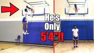 5'4" Ty Jackson Has INCREDIBLE Hops!! 50 inch vertical