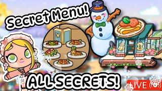 (LIVE) I FOUND the SECRET MENU! FANCY RESTAURANT SECRETS & Snowman (Avatar World with Lisa)