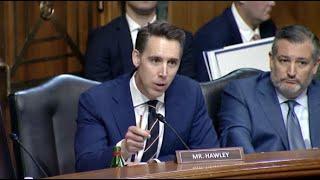 Hawley Exposes Biden Judicial Nominee For Lying About Ties To Far-Left, Antisemitic Organization