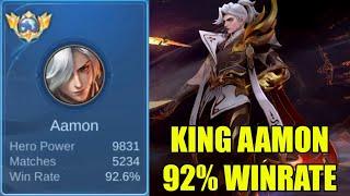 raja aamon 5000 match 92% winrate tiru cara dia kalian auto jago maen aamon gampang banget!