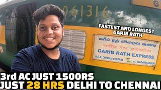 Garib Rath Train journey part 1 | India’s Most Premium Garib Rath | Best Train Delhi to Chennai