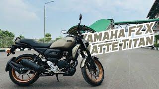 All New Yamaha FZ X Matte Titan