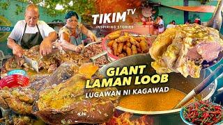 LUGAW KANTO Giant LAMAN LOOB ng Baboy, Puso,Mata, Mansanilya, Isaw | Lugawan ni Kagawad | TIKIM TV