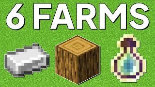 6 MUST HAVE FARMS IN MINECRAFT 1.21.2!