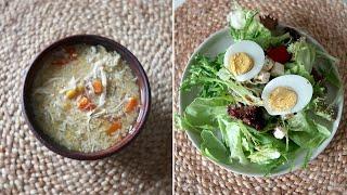 Mealprep with Marion: Slowcooker Chicken Corn Soup & Simple Salad  