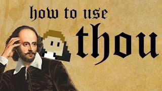 How to use Thou, Thee, and Thy