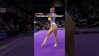 Do You Think Leotards Are Too Revealing? #gymnastics #oliviadunne #beam