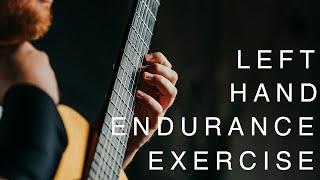 GUITAR TECHNIQUE: Left hand endurance work out