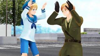 【APH/Hetalia MMD】Caramelldansen【ｳｯｰｳｯｰｳﾏｳﾏ(ﾟ∀ﾟ)】