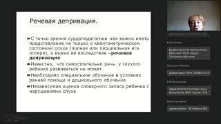 Особенности работы с детьми с ОВЗ, в том числе с нарушениями слуха и речи