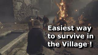 RE4 Remake - Easiest way to survive in the village !