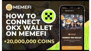 Memefi Airdrop: How to Connect Okx Wallet to Memefi Bot | How to Link Okx Wallet | Complete Tutorial