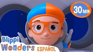 Blippi es un astronauta ‍| Caricaturas infantiles | Moonbug en Español - Blippi Wonders