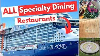 You won't regret eating at these specialty dining restaurants. Celebrity Cruises Dining Review.