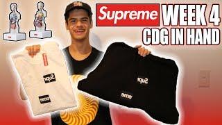 Supreme x CDG Box Logo In Hand Review - Supreme FW18 Week 4 Unboxing