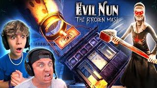 THE END OF EViL NUN BROKEN MASK! Hot Air Balloon (Final Escape)