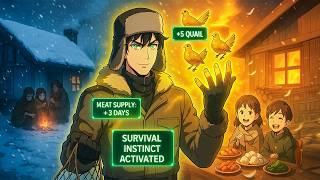 Woke Up in Frozen Land With Starved Family, But With My TOP Hunting Skills We'll Live Like Royals