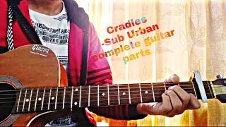 Cradles - Sub Urban//complete guitar tutorial (tabs+instrumental)