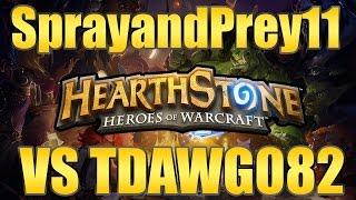 Hearthstone "Pros" TDawg Vs SprayandPrey11