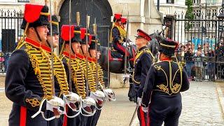 Flawless Parade Lead by the King's Troops Captain