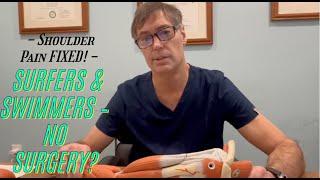 Shoulder Pain in Surfers & Swimmers – Fix It Without Surgery? Dr. Yeargan Explains!