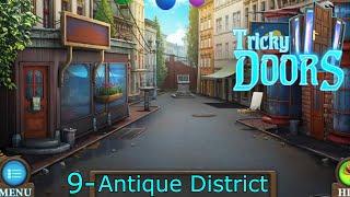 Tricky Doors (F2P) - Level 9: Antique District - Full Level Walkthrough