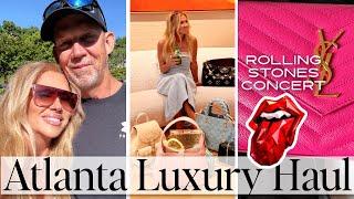 Atlanta Luxury Shopping Haul | Rolling Stones Concert | Carnivore Meals