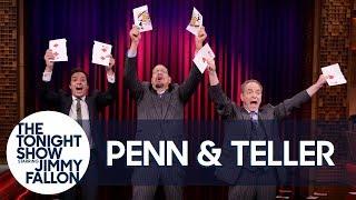 Penn and Teller Teach The Tonight Show a Card Trick to Find Love