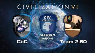 CöC vs Team 2.50 PlayOffs CWC Season 9 Civilization 6